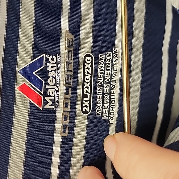 Majestic NY Yankees Cool Base Short Sleeve Polo - Picture 3 of 7